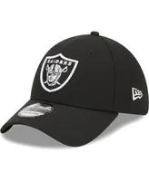 Men's New Era Black Las Vegas Raiders Main 39THIRTY Flex Hat