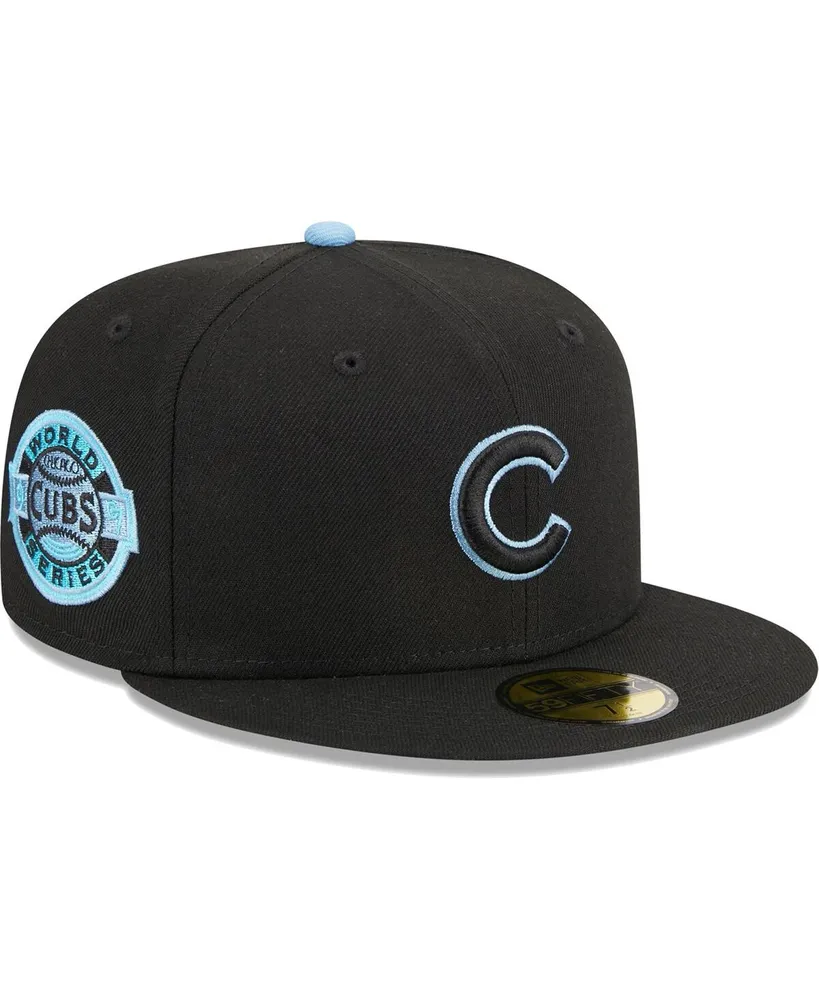 Chicago Cubs New Era Jersey 59FIFTY Fitted Hat - Black