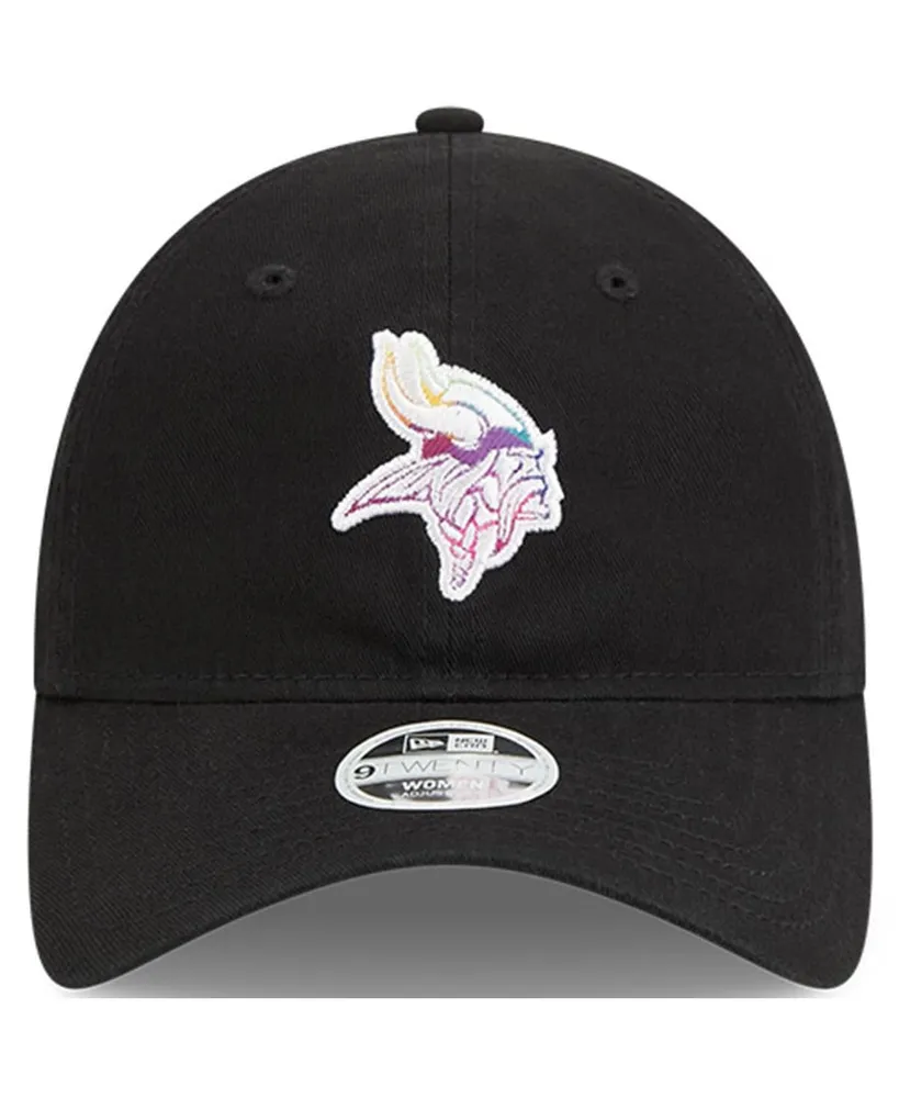 Women's New Era Black Minnesota Vikings 2023 Nfl Crucial Catch 9TWENTY Adjustable Hat