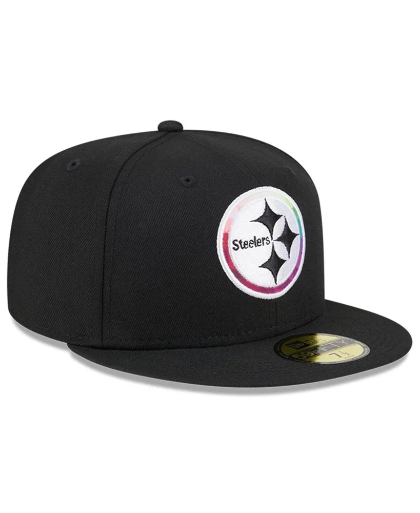 Men's New Era Black Pittsburgh Steelers 2023 Nfl Crucial Catch 59FIFTY Fitted Hat