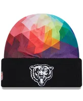 Big Boys and Girls New Era Black Chicago Bears 2023 Nfl Crucial Catch Cuffed Knit Hat