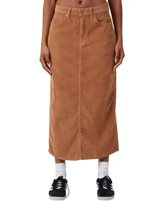 Cotton On Women's Cord Maxi Skirt