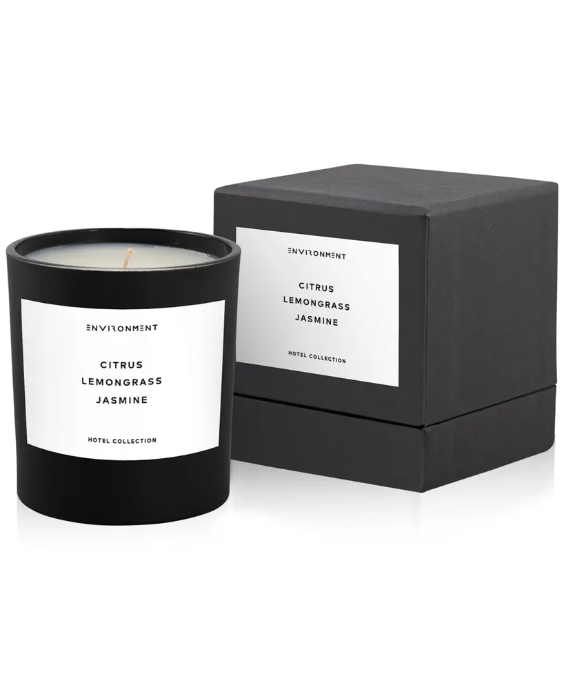 Environment Citrus, Lemongrass & Jasmine Candle (Inspired by 5-Star Hotels), 8 oz.