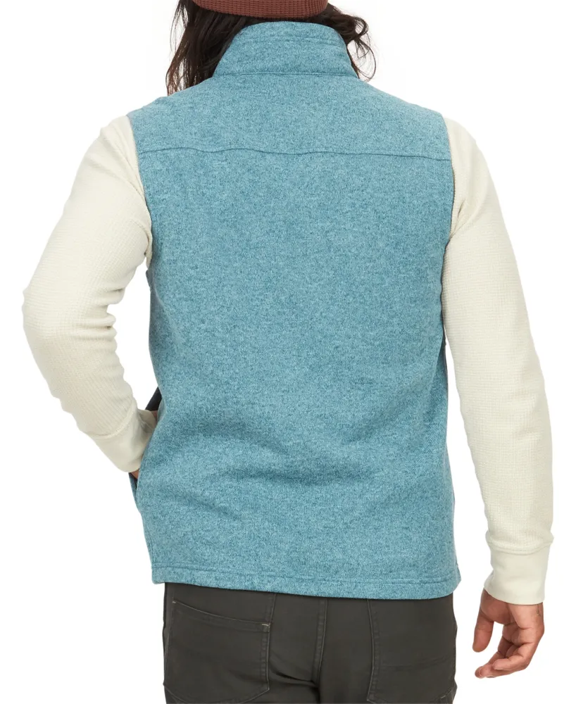 Marmot Men's Drop Line Full-Zip Sweater Fleece Vest