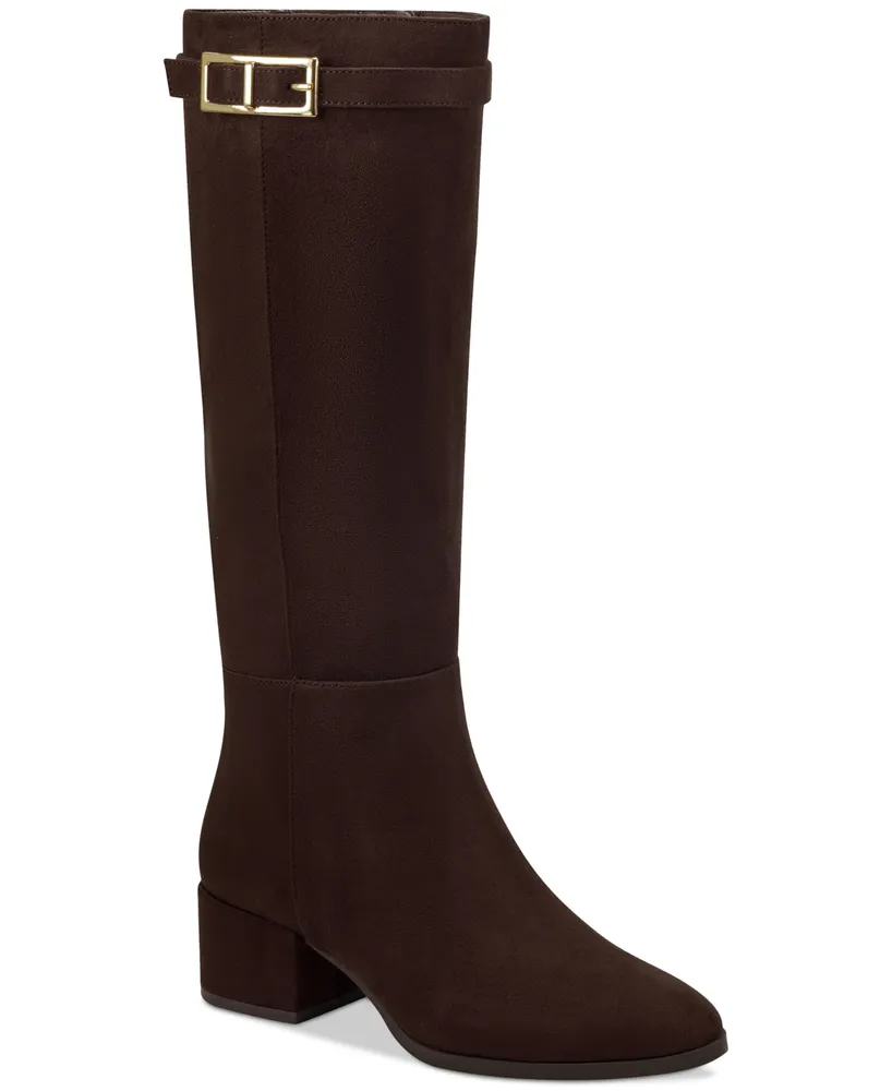 Charter Club Georgiaa Buckled Riding Boots, Created for Macy's