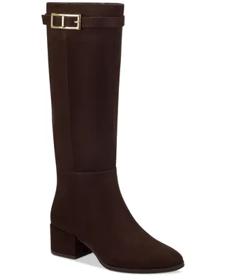 Charter Club Georgiaa Buckled Riding Boots, Created for Macy's