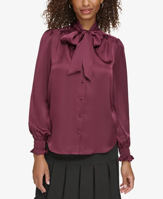 Karl Lagerfeld Paris Ruffle Front Blouse, $69, Dillard's