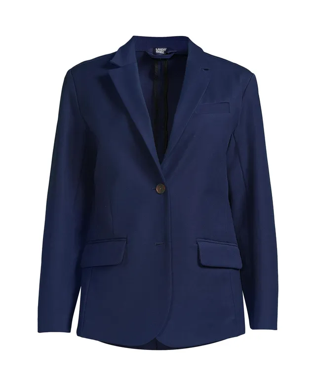 The Petite Cutaway Blazer in Bi-Stretch