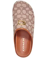 Coach Women's Hadley Slip On Clog Flats