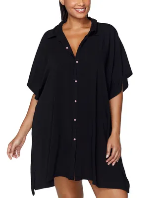 Raisins Curve Trendy Plus Vacay Oversized Cover-Up