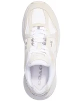 Coach Women's C301 Lace Up Unisex Trainer Sneakers