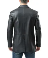 Bgsd Men Benji Two-Button Leather Blazer