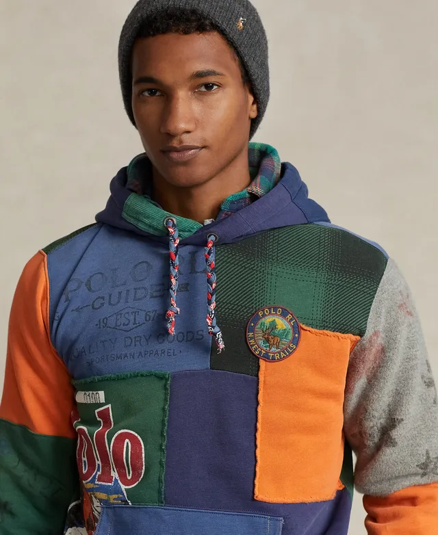 Polo Ralph Lauren Men's Patchwork Fleece Hoodie