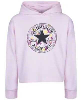 Converse Big Girls Chuck Patch Graphic Long Sleeves Hoodie