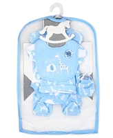 Rock-a-Bye Baby Boutique Boys Safari Layette, 6 Piece Set
