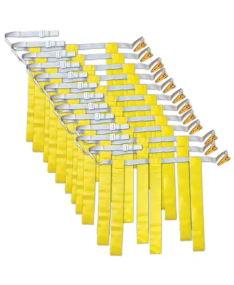 Champion Sports Flag Football Belts - Yellow - Set of 12