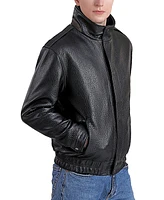 Bgsd Men's Men Brandon Leather Bomber Jacket