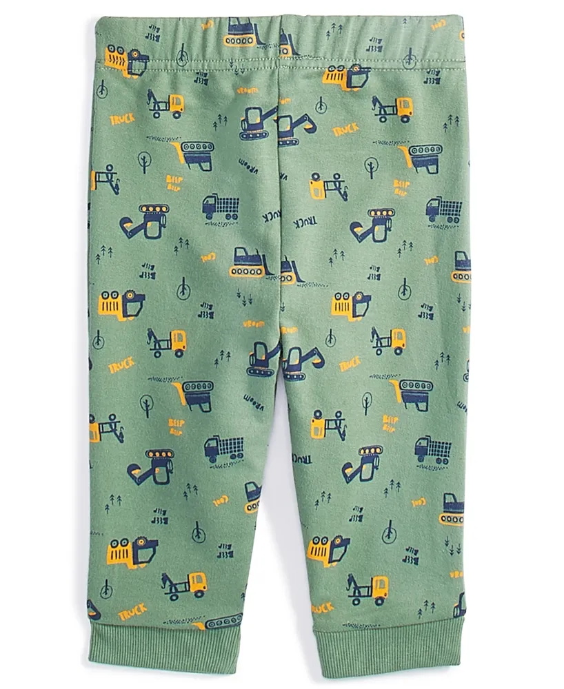 First Impressions Toddler Boys Trucks Jogger Pants, Created for Macy's