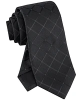 Calvin Klein Men's Herringbone Grid Tie