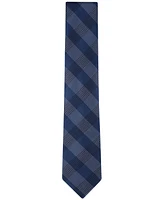 Calvin Klein Men's Aiden Blue Grid Tie