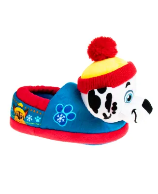 Nickelodeon Toddler Boys Paw Patrol Marshall and Chase Dual Sizes Slippers