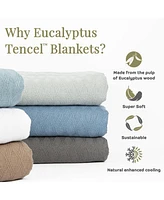 Tencel Lyocell Bed Blanket, King 108x90 in. (Color Options)