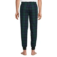 Lands' End Men's Flannel Jogger Pajama Pants