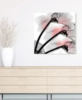 Empire Art Direct "Coral Luster Clycamen 2" Frameless Free Floating Tempered Glass Panel Graphic Wall Art, 24" x 24" x 0.2"