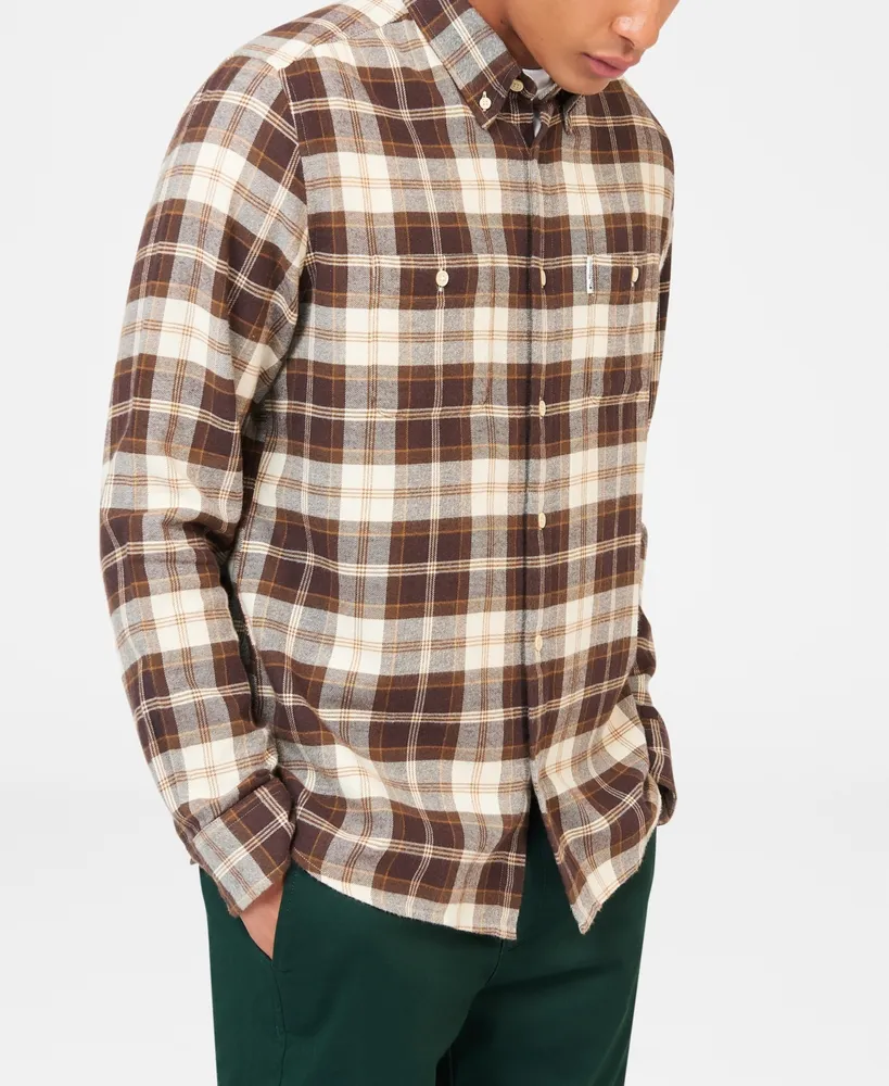 Ben Sherman Men's Brushed Plaid Shirt