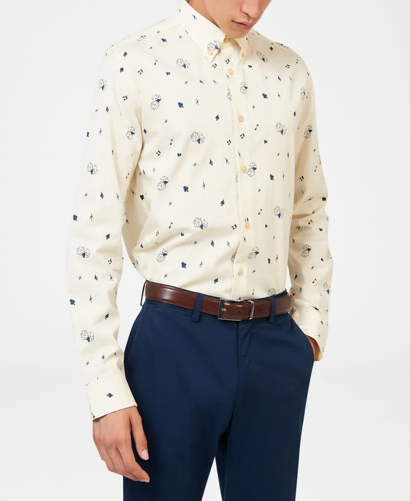 Ben Sherman Men's Conversational Print Shirt