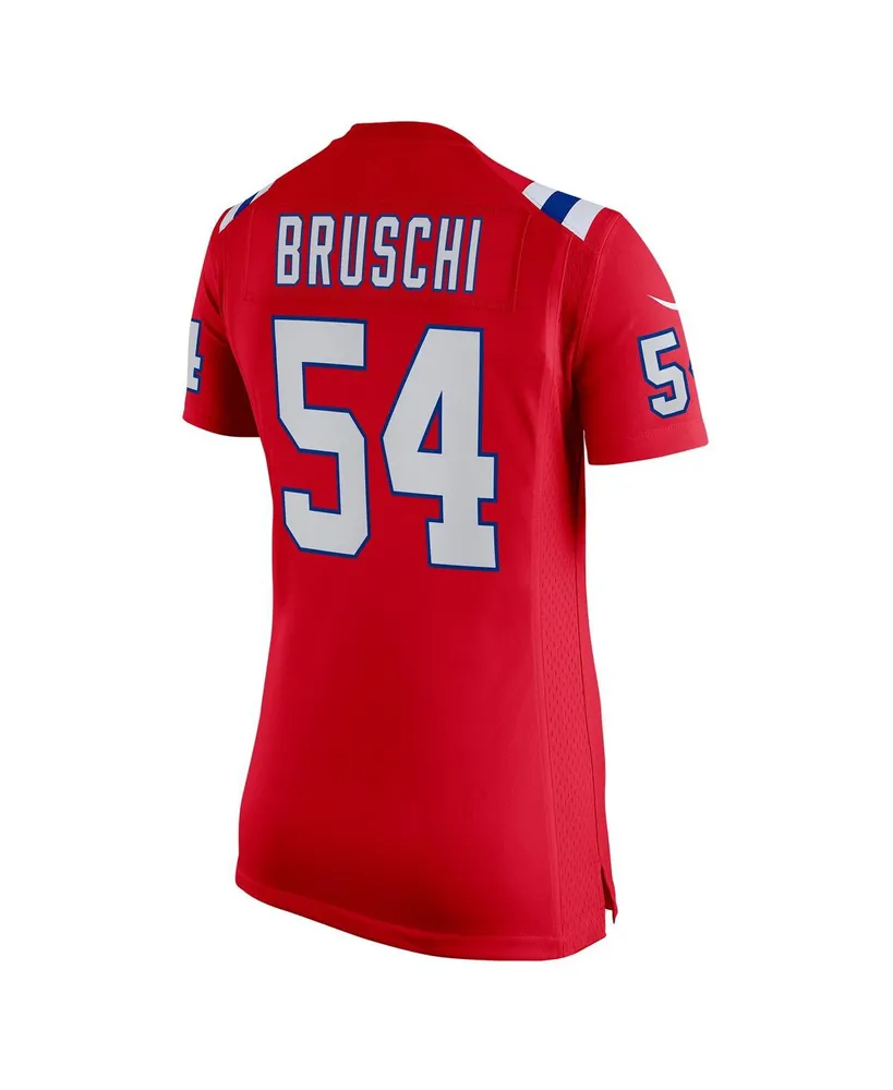 Women's Nike Tedy Bruschi Red New England Patriots Retired Game Jersey