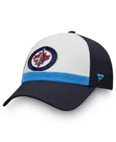 Men's Fanatics White, Navy Winnipeg Jets Breakaway Current Jersey Flex Hat