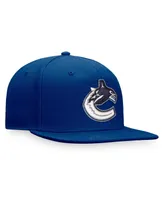 Men's Fanatics Blue Vancouver Canucks Core Primary Logo Fitted Hat
