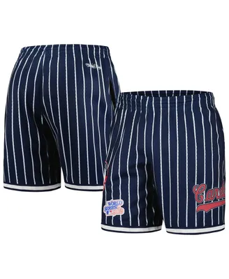 Men's Mitchell & Ness Navy St. Louis Cardinals Cooperstown Collection 1982 World Series City Mesh Shorts