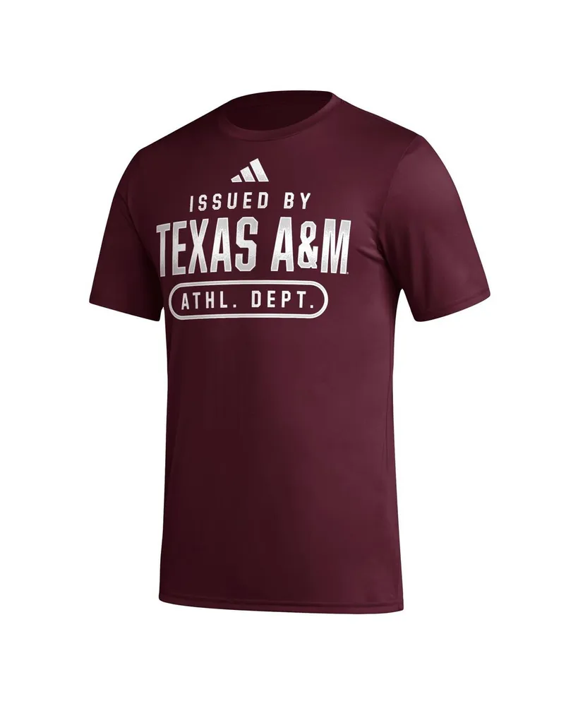 Men's adidas Maroon Texas A&M Aggies Aeroready Pregame T-shirt