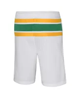 Big Boys Nike White Houston Rockets Hardwood Classics Swingman Shorts