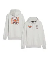 Men's Puma Heather Gray Manchester City FtblCore Graphic Pullover Hoodie