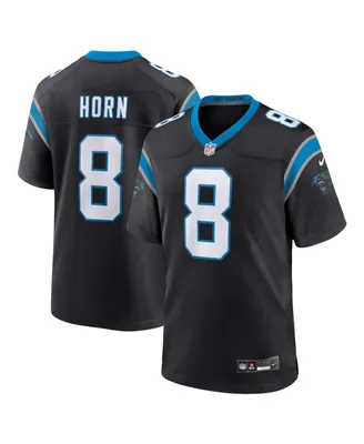 Men's Nike Jaycee Horn Black Carolina Panthers Game Jersey