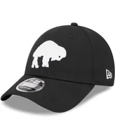 Men's New Era Black Buffalo Bills Main B-Dub 9FORTY Adjustable Hat