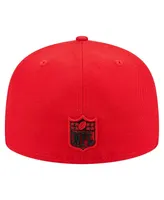 Men's New Era Red Kansas City Chiefs Main 59FIFTY Fitted Hat