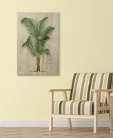 Empire Art Direct "Coastal Palm Ii" Fine Giclee Printed Directly on Hand Finished Ash Wood Wall Art, 36" x 24" x 1.5"