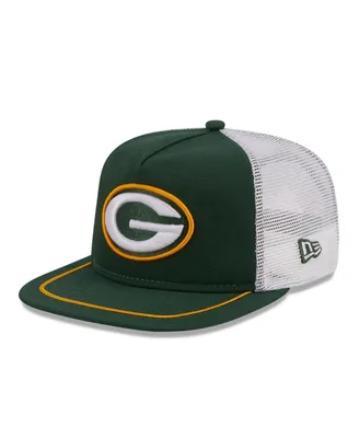 Men's New Era Green, White Green Bay Packers Original Classic Golfer Adjustable Hat