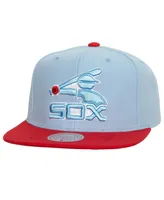 Men's Mitchell & Ness Light Blue, Red Chicago White Sox Hometown Snapback Hat