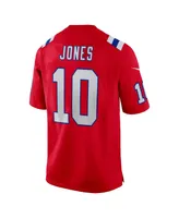 Men's Nike Mac Jones Red New England Patriots Alternate Game Jersey