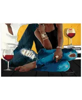 Empire Art Direct "Chill" Frameless Free Floating Tempered Glass Panel Graphic Wall Art, 32" x 48" x 0.2" - Multi