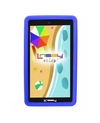 Linsay New 7" Kids Wi-Fi Tablet Pc 64GB New Android 13 with Kid Defender Case