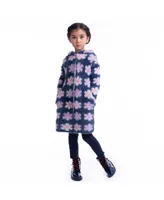 Imoga Collection Little Girls d FW23 Daisy Fancy Yarn Long Cardigan
