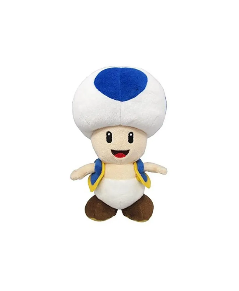 Little Buddy Super Mario All Star Blue Toad 8 Inch Plush Figure