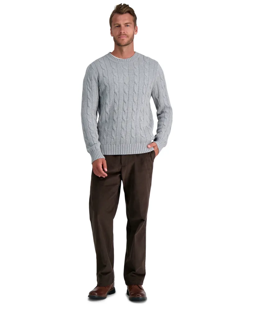 Men's Haggar® Straight Fit 5-Pocket Stretch Corduroy Pant