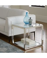 Jasper 22" Glass End Table